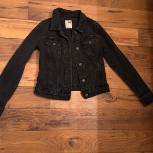 XS Black Denim Jacket